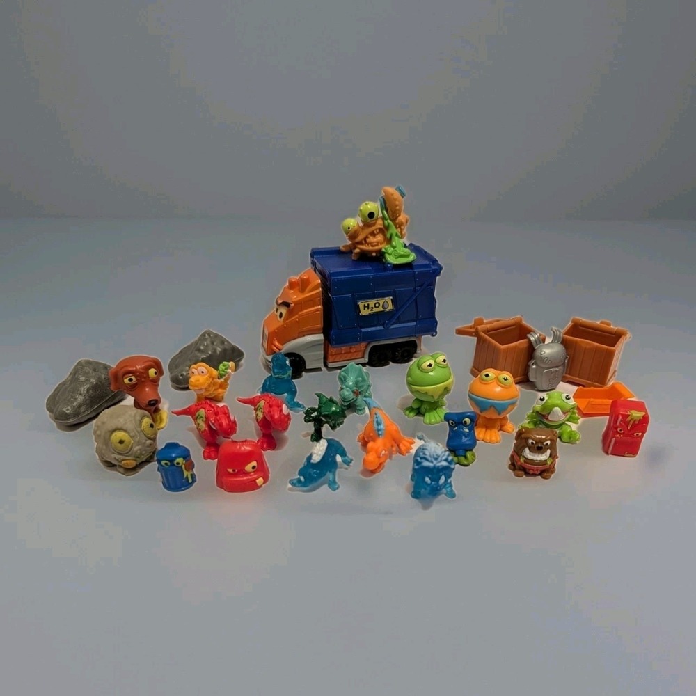 The Trash Pack Lot Scum Drum Garbage Truck 20+ Trashies Figures Crate Bundle Y2K